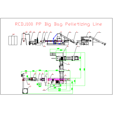 PP Big Bag Compactor Pelletizing Line
